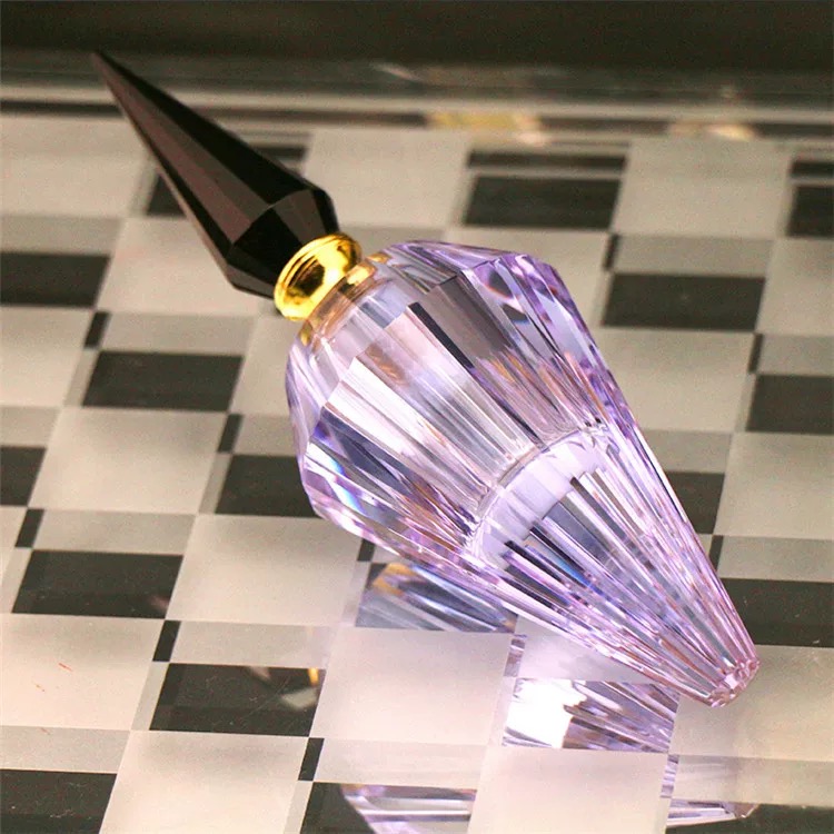 WZU118 Oud oil Diamond 3ml 6ml Crystal bottle with glass sticker