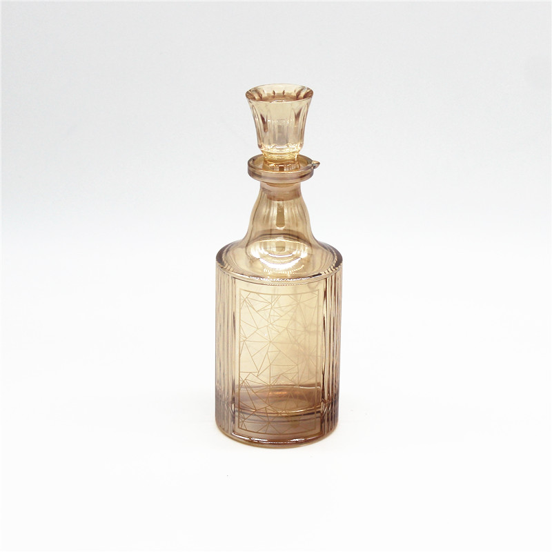 WZU023 Oud Glass Oil Bottle