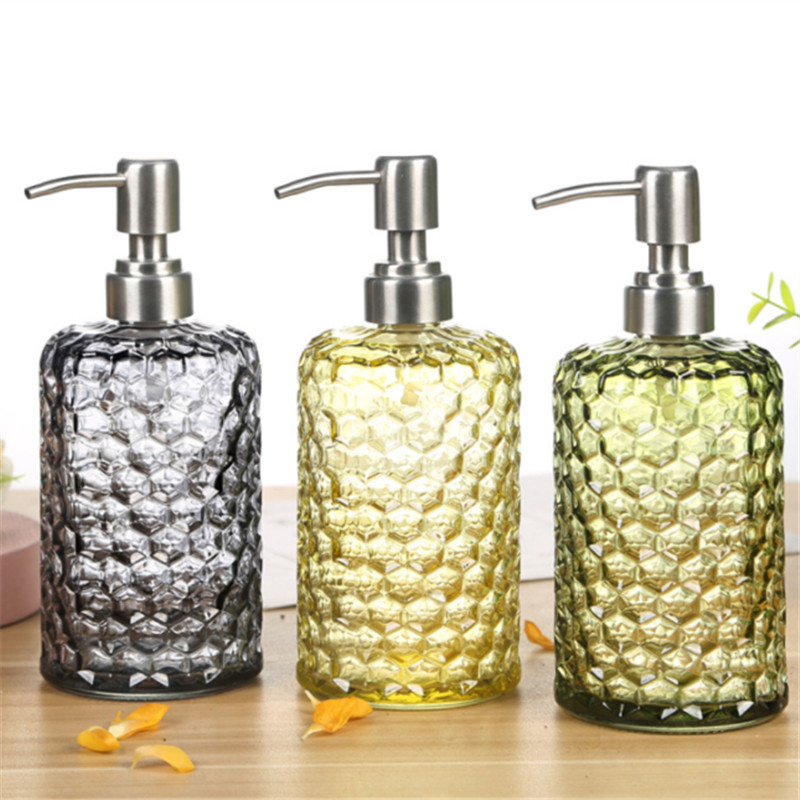 WZL002 Skincare Wash hand gel Lotion Glass bottle