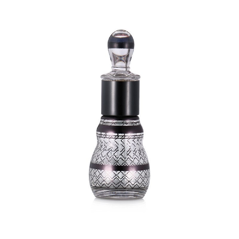 WZU113 Oud oil 12ml and 24ml Plastic cap Glass bottle with glass sticker